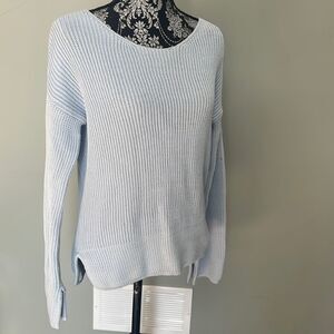 Ellen Tracy NEW Cotton Knit Sweater Long-sleeve Small